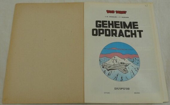 Strip Boek, BUCK DANNY, Geheime Opdracht, Nummer 22, Dupuis, 1977. - 1