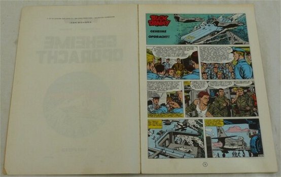 Strip Boek, BUCK DANNY, Geheime Opdracht, Nummer 22, Dupuis, 1977. - 2