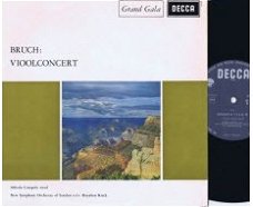 Bruch - ALFREDO CAMPOLI / ROYALTON KISCH Violinconc. #1 (Decca 675454 KR) DUTCH 10" LP classical