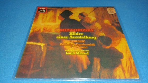 Mussorgsky Bilder einer Ausstellung Debussy Prelude Lorin Maazel - Dutch LP Classical - 1