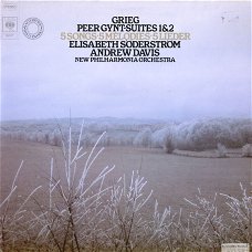 Grieg: Peer Gynt Suites & 5 Songs/  Davis Conducts Elisabeth Söderström  - Dutch  LP Classical