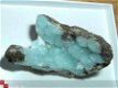 #15 Hemimorfiet Geode Hemimorphite Geode Kiezelzinkerts - 1 - Thumbnail