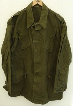 Jas, Parka, Uniform, Buiten, Gevechts, M58, Koninklijke Landmacht, maat: L, jaren'50.(Nr.2) - 0