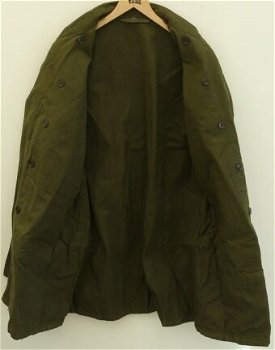 Jas, Parka, Uniform, Buiten, Gevechts, M58, Koninklijke Landmacht, maat: L, jaren'50.(Nr.2) - 3