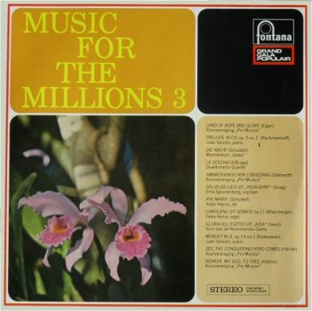 Music For The Millions nr 3 vinyl Dutch classical - 1