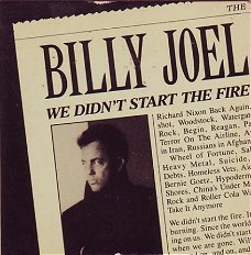 Billy Joel - We Didn't Start The Fire 3 Track CDSingle