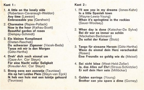 Cor Steyn ‎– Cor Steyn And His Magic Organ - Deel 1 -LP - 2