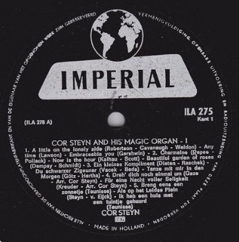 Cor Steyn ‎– Cor Steyn And His Magic Organ - Deel 1 -LP - 3