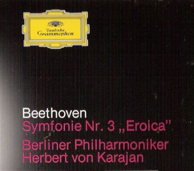 Beethoven/ Eroica (symphony nr.3) Berliner/Karajan-classical vinyl LP - 1