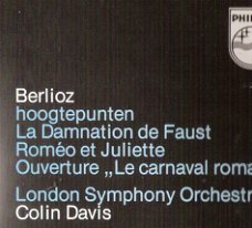 Berlioz- Faust/Romeo Juliette/Le Carnival Romain -(Highlights) Colin Davis-classical vinyl LP