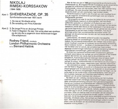 Rimski-Korssakow / Sheherazade - London Symphony Haitink -classical vinyl LP - 2