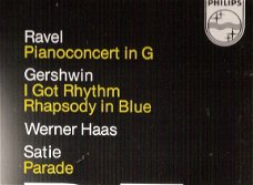 Ravel Pianoconcert G  - Gershwin I Got Rhythm/ Rhapsody in blue  & Satie/  Parade - classical vinyl