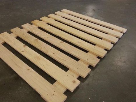 Nieuwe houten Legborden voor palletstelling dicht of open vlonder - 1