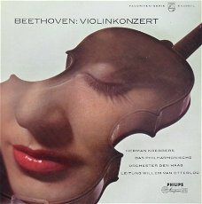 Beethoven-  Krebbers &  Philh. Orchester Den Haag Otterloo  ‎– Violinkonzert op 61 -PAUL HUF COVER-