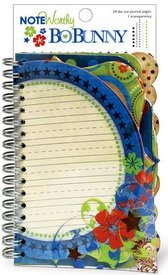 SALE NIEUW Spiral Book 24 vel Noteworthy Block Party Notes van Bo Bunny - 1