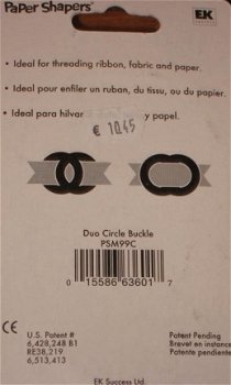 SALE NIEUW EK Succes Paper Shapers Pons Duo Circle Buckle - 5