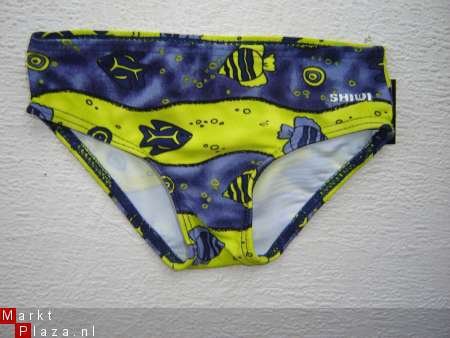 Nieuwe stoere peuter zwemslip LIME maat 74 - 1