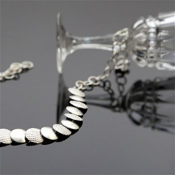 Elegante zilveren ketting Vogue - 4