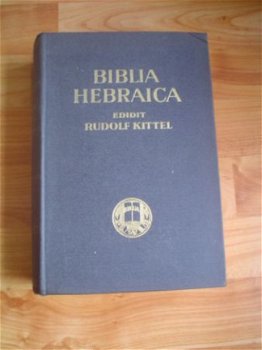 Biblia Hebraica edidit Rudolf Kittel - 1