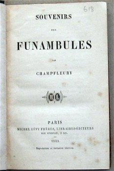 Souvenirs des Funambules 1859 Champflury - 1