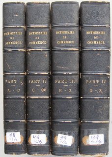 Dictionnaire du Commerce & Navigation 1859-1861 Set van 4