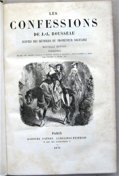 Confessions de J.-J. Rousseau 1876 Garnier zeldzaam - 1