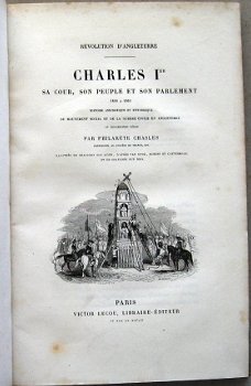 Révolution d'Angleterre Charles Ier [c1850] Chasles Engeland - 7