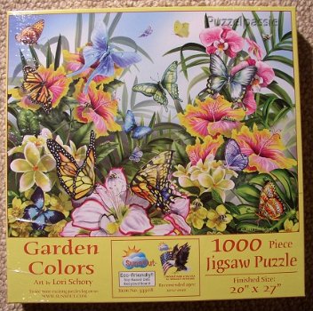 SunsOut - Garden Colors - 1000 Stukjes Nieuw - 2