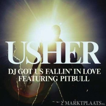 Usher Featuring Pitbull -DJ Got Us Fallin' In Love 2 Track CDSingle (Nieuw/Gesealed) - 1