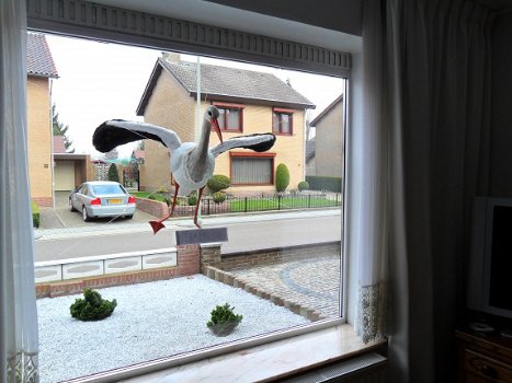 Geboorteborden keuze uit 156 st ook 3d ooievaar op nest. - 6