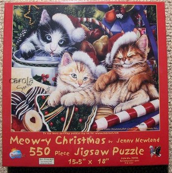 SunsOut - Meow-y Christmas - 550 Stukjes Nieuw - 2