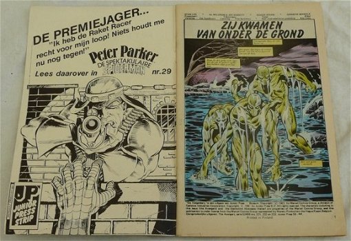 Strip Boek / Comic Book, Marvel, De Vergelders, Nummer 12, Junior Press, 1983. - 1