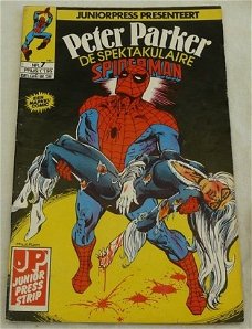 Strip Boek / Comic Book, Marvel, Peter Parker, De Spektakulaire Spiderman, Nr.7, Junior Press, 1983.