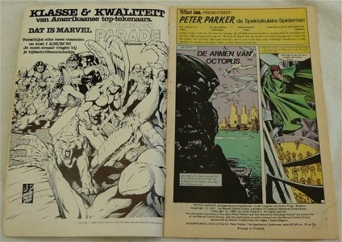 Strip Boek / Comic Book, Marvel, Peter Parker, De Spektakulaire Spiderman, Nr.7, Junior Press, 1983. - 1