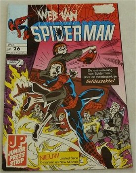 Strip Boek / Comic Book, Marvel, Web Van Spiderman, Nummer 26, Deel 2, Junior Press, 1988. - 0