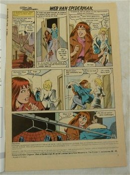Strip Boek / Comic Book, Marvel, Web Van Spiderman, Nummer 26, Deel 2, Junior Press, 1988. - 2