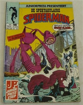 Strip Boek / Comic Book, Marvel, De Spektakulaire Spiderman, Nummer 98, Junior Press, 1988. - 0