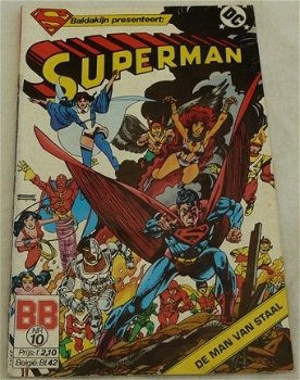 Strip Boek / Comic Book, D.C., Superman, Nummer 10, Baldakijn Boeken, 1985.(Nr.1) - 0