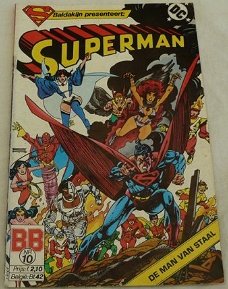 Strip Boek / Comic Book, D.C., Superman, Nummer 10, Baldakijn Boeken, 1985.(Nr.1)