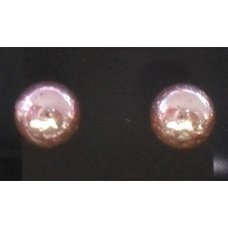 Roze glitter bolletjes oorbellen bij Stichting Superwens!