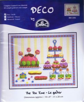 SALE DMC BORDUURPAKKET THE TEA TIME BK1206 - 1