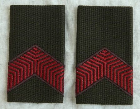 Rang Onderscheiding, Blouse, Soldaat 2e Klasse, Koninklijke Landmacht, 1984-2000.(Nr.4) - 1