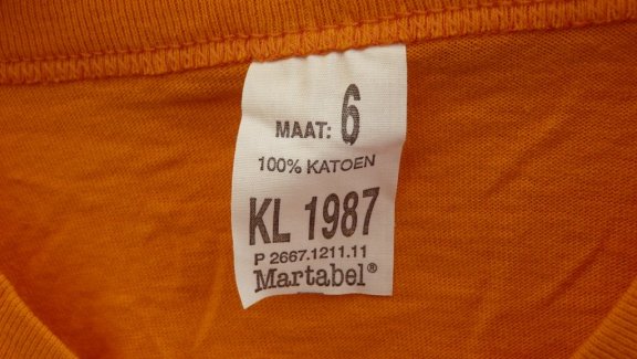 Sport Kleding Setje (Shirt + Short), Koninklijke Landmacht, maat: 6, jaren'80.(Nr.5) - 3