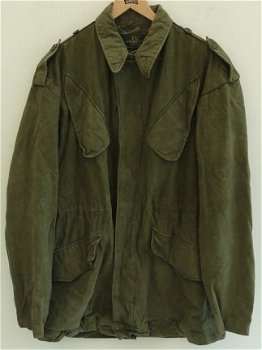 Jas, Parka, Uniform, Buiten, Gevechts, M58, Koninklijke Landmacht, maat: L, 1977.(Nr.2) - 0