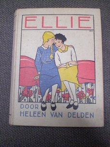 Ellie  door Heleen van Delden   Rie Cramer  Voorplaat in kleur en zwart wit illustraties