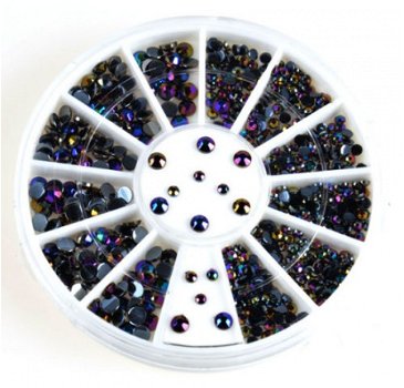 OP=OP Rhinestone wheel black multicolor - 1