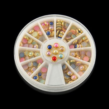 OP=OP metal pearl stud multicolor wheel - 1