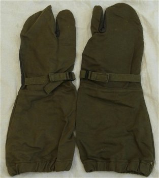 Handschoenen / Overwanten, Gevechts, Koninklijke Landmacht, maat: 10, jaren'70.(Nr.1) - 4