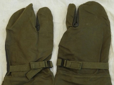 Handschoenen / Overwanten, Gevechts, Koninklijke Landmacht, maat: 10, jaren'70.(Nr.1) - 5