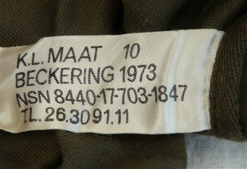 Handschoenen / Overwanten, Gevechts, Koninklijke Landmacht, maat: 10, jaren'70.(Nr.1) - 8